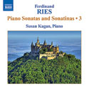 Ferdinand Ries: Piano Sonatas and Sonatinas (Complete), Vol. 3